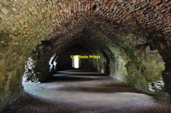 Photo 6"x4" The Undercroft, Lamphey Bishop's Palace Lamphey c2011