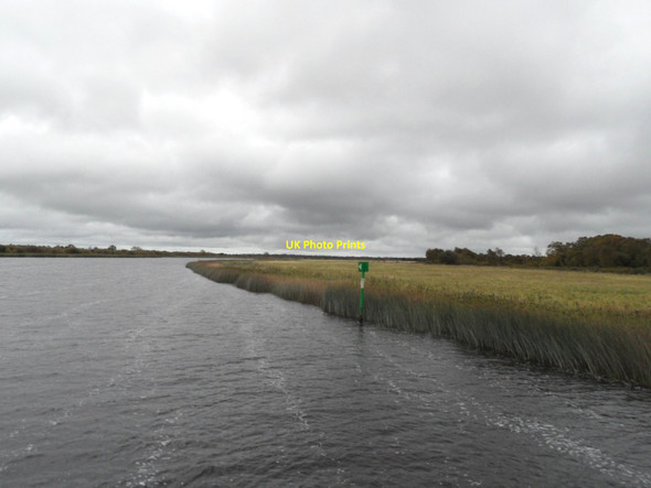 Photo 6"x4" Shannon Navigation Marker, The Callows, Co. Offaly Ballycrossaun c2011