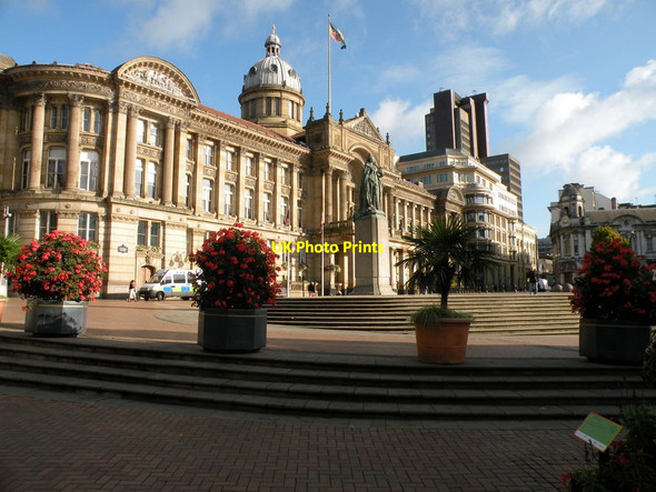 Photo 6"x4" Victoria Square and the Council House Lee Bank c2011