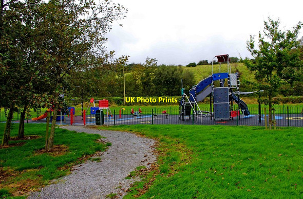 Photo 6"x4" Play area at Riverside Park near Scarriff\/An Scairbh Scarriff c2011