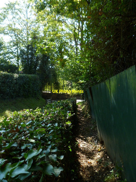 Photo 6"x4" Footpath south to Woodhill Lane Lordshill Common c2011