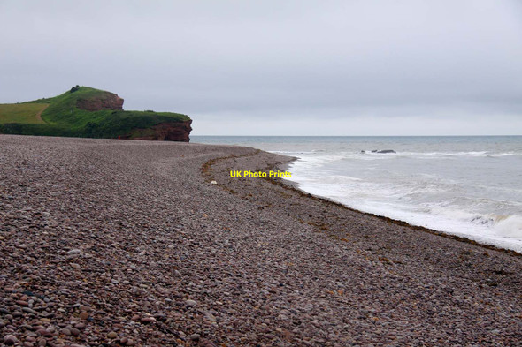Photo 6"x4" The beach at Budleigh Salterton Budleigh Salterton c2011