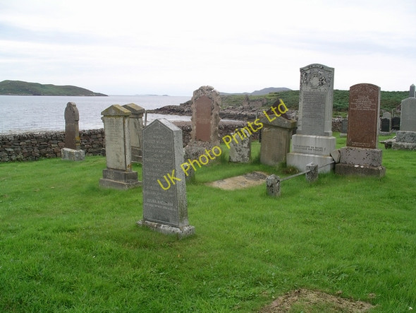 Photo 6"x4" Burial Ground, Badenscallie Badenscallie c2005