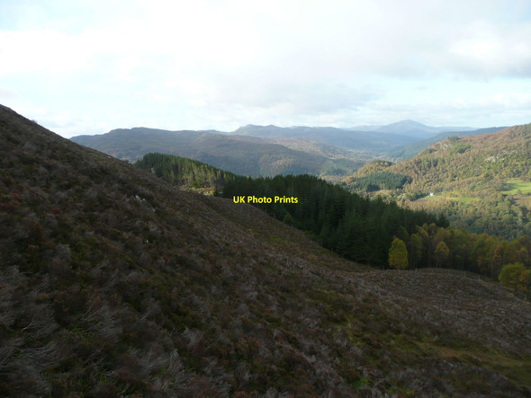 Photo 6"x4" Eastern slopes of Meall Uaine Tenandry c2011