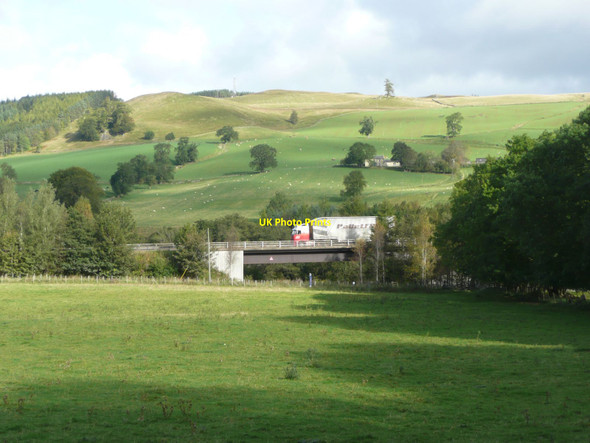 Photo 6"x4" Goods heading north Aldclune c2011