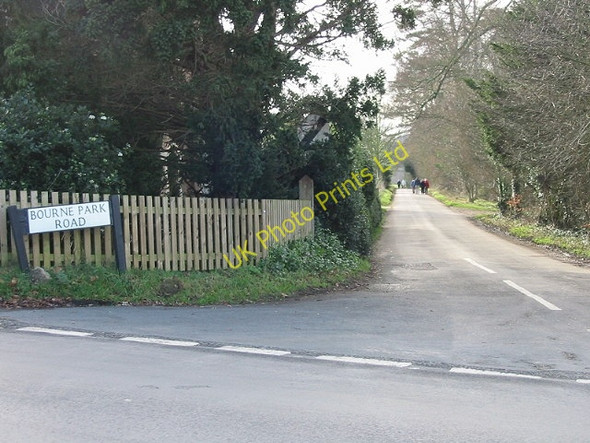 Photo 6"x4" View along Bourne Park Road. Bridge\/TR1854 c2007