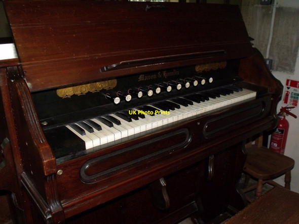 Photo 6"x4" Harmonium, All Saints' Church, Greetham Greetham\/TF3070 c2011
