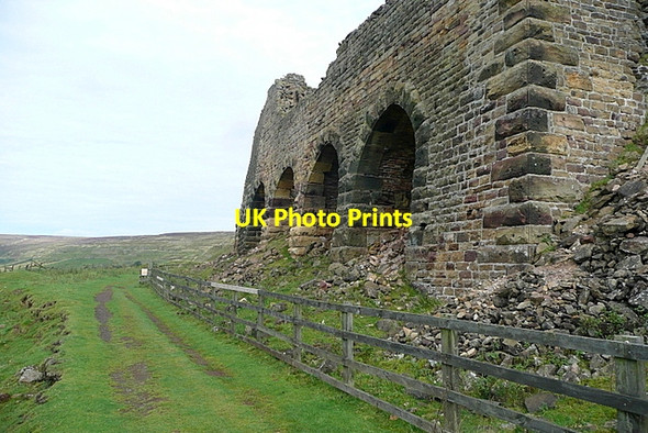 Photo 6"x4" Rosedale south iron kilns Thorgill c2011