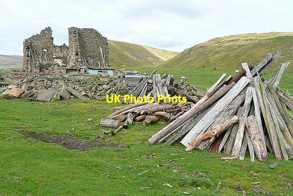 Photo 6"x4" Rosedale quarries Thorgill c2011