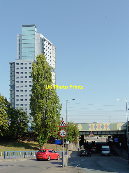 Photo 6"x4" Wednesfield Road and Victoria Tower, Wolverhampton Wolverhampton c2011
