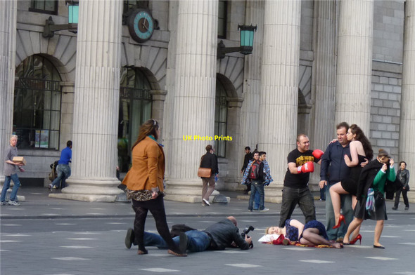 Photo 6"x4" Strange happenings at the Post Office Dublin\/O1534 c2011