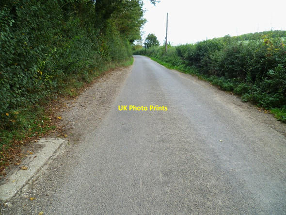 Photo 6"x4" Passing place on Laverstoke Lane Laverstoke c2011