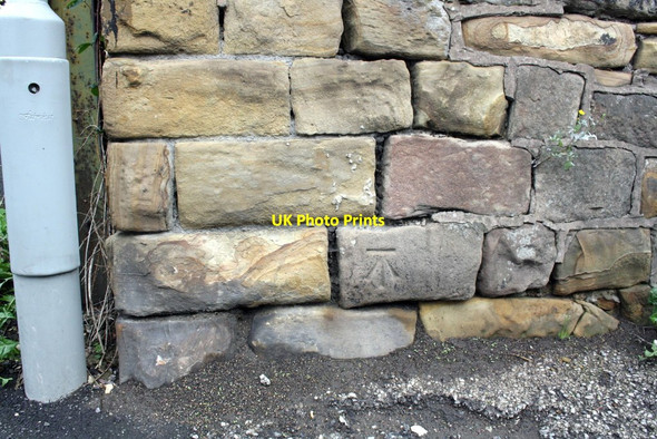 Photo 6"x4" Benchmark at Works Road\/Station Road junction Staveley\/SK4374 c2011