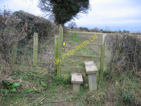 Photo 6"x4" Stile on the Footpath from Flint to Bagillt Flint\/Y Fflint c2007