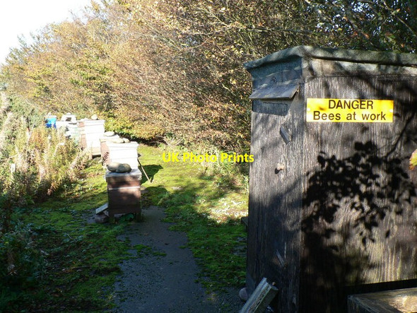 Photo 6"x4" Warning Sign Stonehaven c2011