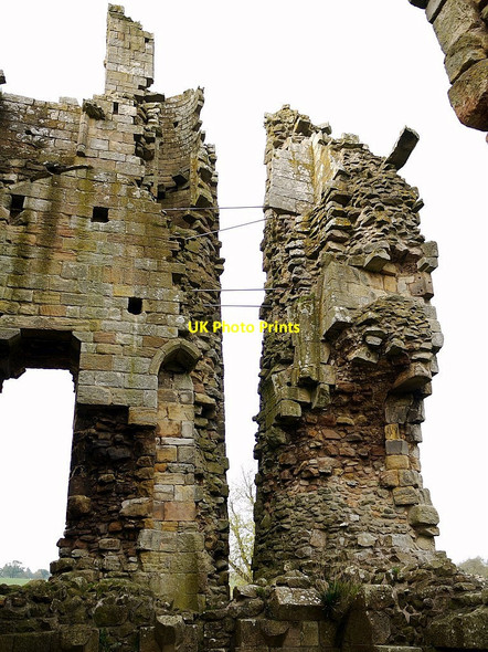 Photo 6"x4" Edlingham Castle - what keeps it up Edlingham c2011