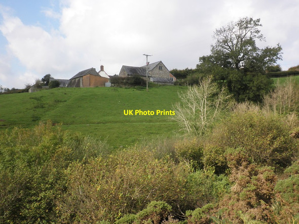 Photo 6"x4" Looking up towards Cloggs Farm Hawkridge c2011