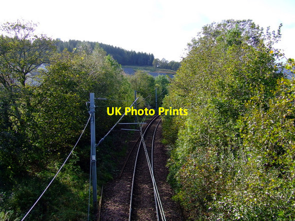 Photo 6"x4" Railway line at Inverkip Inverkip c2011