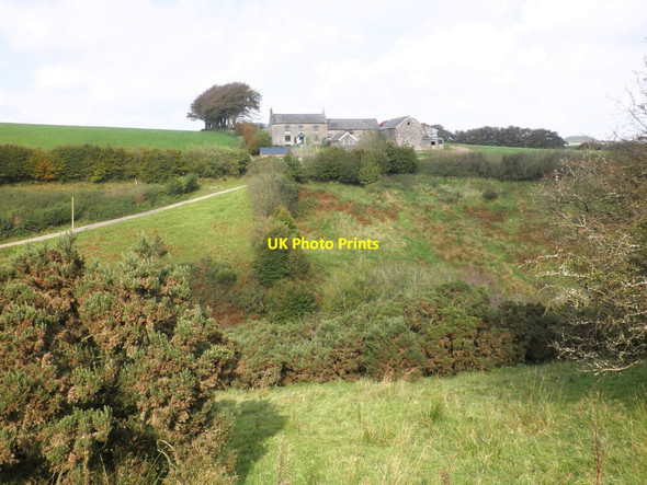 Photo 6"x4" View towards Lyshwell Farm Hawkridge c2011