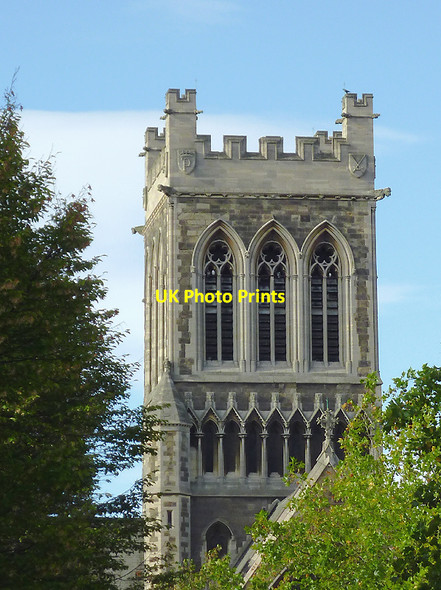 Photo 6"x4" St Paul's Church tower, Burton-upon-Trent Burton upon Trent c2011