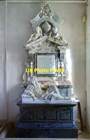 Photo 6"x4" Monument to Sir Edward Seymour - All Saints church, Maiden Bradley Maiden Bradley c2011