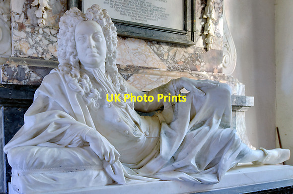 Photo 6"x4" Monument to Sir Edward Seymour - All Saints church, Maiden Bradley (detail 1) Maiden Bradley c2011