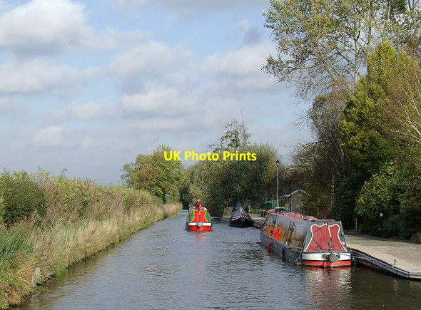 Photo 6"x4" Staffordshire and Worcestershire Canal south-east of Stafford Wildwood c2011