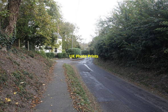 Photo 6"x4" Bend on Ginge Road West Hendred c2011