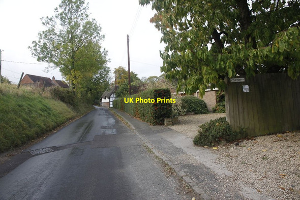 Photo 6"x4" Ginge Road near the Church West Hendred c2011