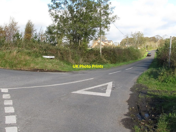 Photo 6"x4" View north along Tullyquilly Road Rathfriland c2011