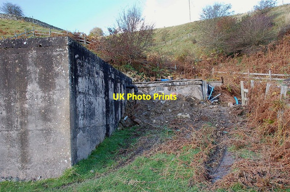 Photo 6"x4" Water tank, Peel Hill Ashiestiel c2011