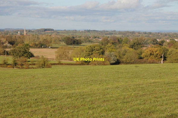 Photo 6"x4" View to Upton-upon-Severn Holdfast\/SO8537 c2011