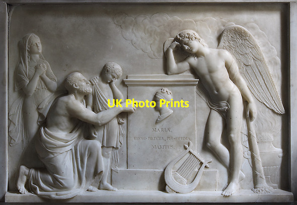 Photo 6"x4" Monument to Mary Jones - St Mary's church, South Stoneham (detail) Southampton c2011