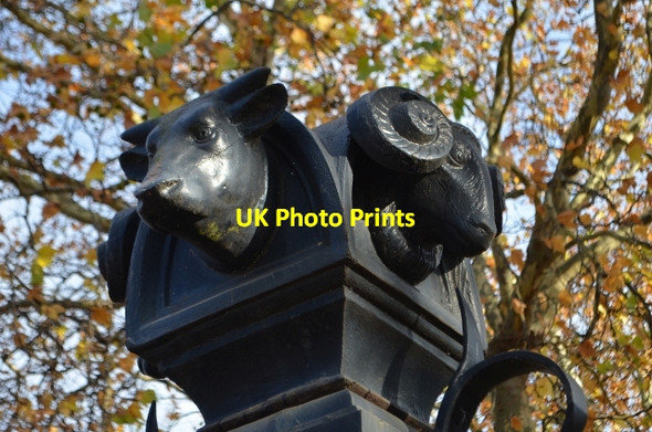 Photo 6"x4" Leicester Cattle Market Gates Leicester c2011