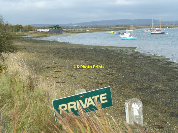 Photo 6"x4" Private beach on the east of Chidham Peninsula Chidham c2011