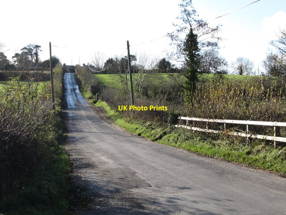 Photo 6"x4" View south along the Cross Road Rathfriland c2011