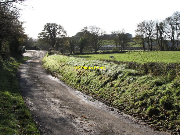 Photo 6"x4" The Cavan Road at its approach to the bridge over the Bann Rathfriland c2011