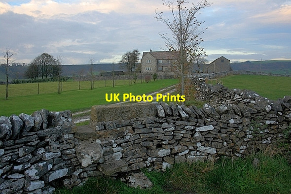 Photo 6"x4" Stile on Dry Stone Wall Foolow c2011