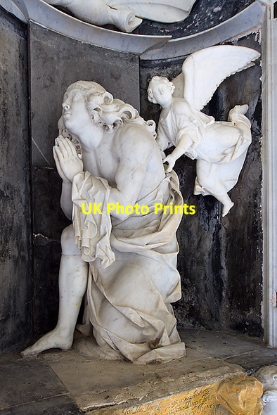 Photo 6"x4" Monument to Robert Pierrepont - Borbach Chantry, West Dean (detail - 4) West Dean\/SU2527 c2011