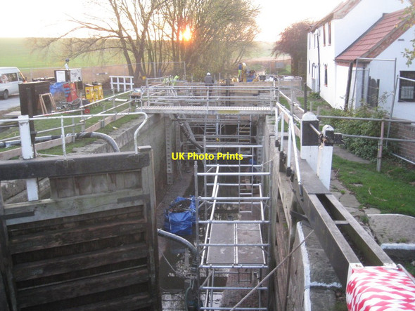Photo 6"x4" Work at Gringley Top Lock Gringley on the Hill c2011