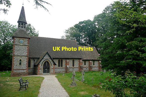 Photo 6"x4" Christ Church, Ramsdell Ramsdell c2011 P1