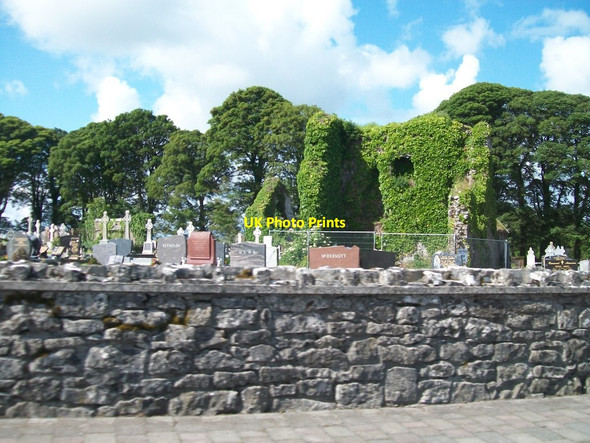 Photo 6"x4" Cemetery and ruins of Dominican Friary, Tulsk Tulsk c2011