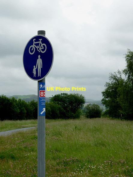 Photo 6"x4" Dismantled railway at Ystradmeurig, Ceredigion Ystradmeurig c2011