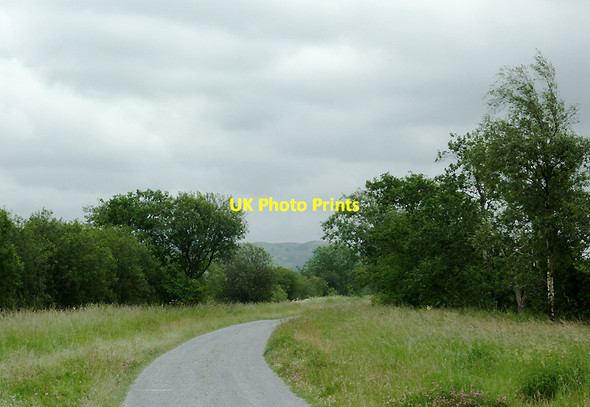 Photo 6"x4" Footpath and cycle route near Ystradmeurig, Ceredigion Ystradmeurig c2011