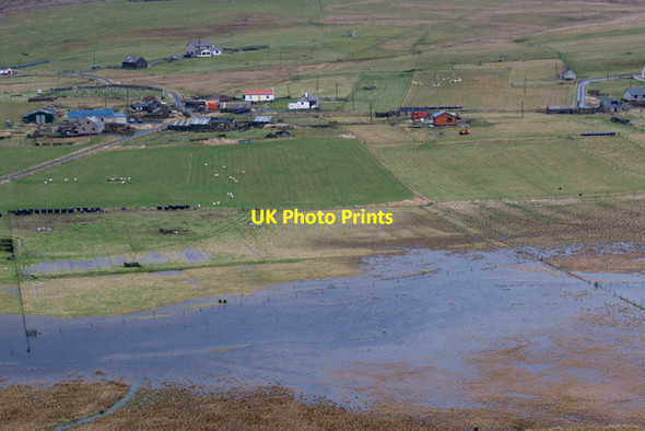 Photo 6"x4" Norwick Meadows flooded Kirkaton c2011