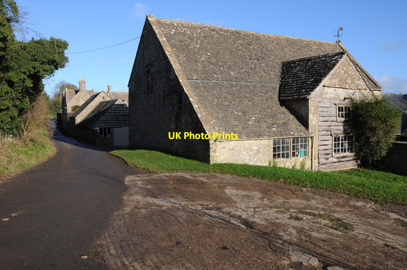 Photo 6"x4" Farm buildings at Througham Througham c2011