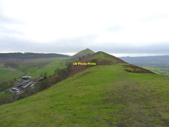 Photo 6"x4" Back along the ridge of The Lawley Broome\/SO5298 c2011