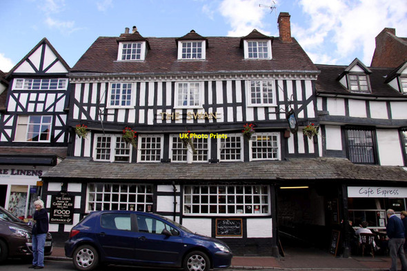 Photo 6"x4" The Swan on High Street Bridgnorth c2011
