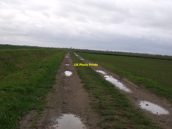 Photo 6"x4" Farm track near Midville Midville c2011