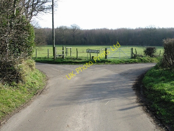 Photo 6"x4" Junction of Church Lane and School Lane Lower Hardres c2007